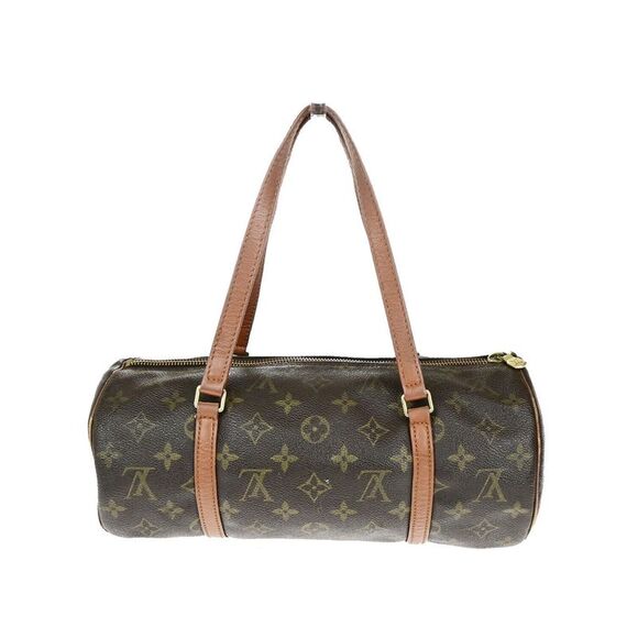 Pre Loved Louis Vuitton Cylinder Handbag M51204 Women Brown - Picture 3 of 8